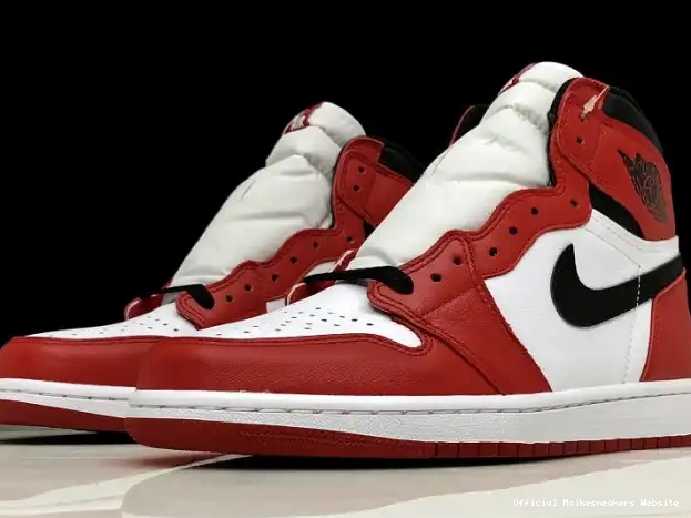 Official Maikesneakers 1 Jordan High Retro Air 555088-101 